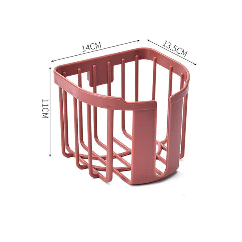 Estante para Papel Higiénico Montado en la Pared – Sin perforaciones, fácil de instalar