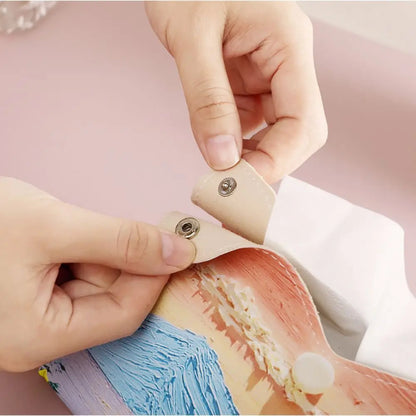 🎀 Caja de Pañuelos de Cuero Rosa Creativa – 🎀 Almacenaje Duradero para Toallas de Papel