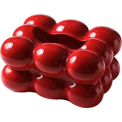 🌸 Soporte de Pañuelos de Cerámica con Cajón – Organizador de Servilletas y Toallas de Papel 🌸