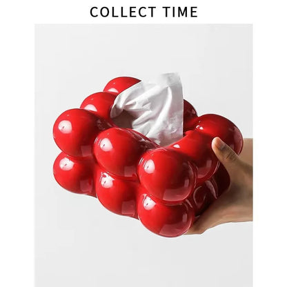 🌸 Soporte de Pañuelos de Cerámica con Cajón – Organizador de Servilletas y Toallas de Papel 🌸