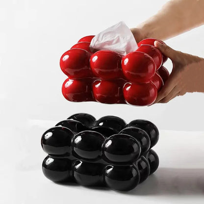 🌸 Soporte de Pañuelos de Cerámica con Cajón – Organizador de Servilletas y Toallas de Papel 🌸