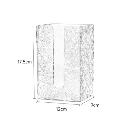 ❄️ Soporte para Papel Higiénico de Baño –✨ Estilo Glaciar Acrílico Montado en la Pared